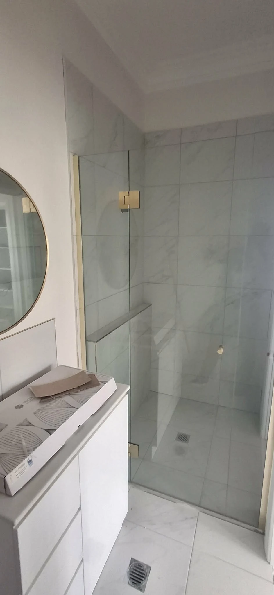 Premium bathroom renovation detail